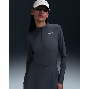 Nike - Victory Dri-Fit - Golftop - Navy - 84% Polyester/16% Elastaan, UV-bescherming