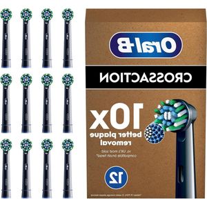 Opzetborstels Cross Action Zwart - Verpakking Van 10 Stuks - Past In Brievenbus.