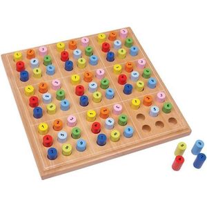 Sudoku 'Kleuren' (2489) - Houten puzzel voor kinderen (6+)