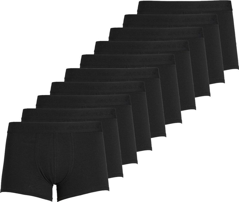 Jack & Jones - JACTONE IN TONE - Boxershorts - Zwart - 10 Pack - Trunks