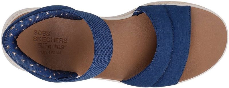 Skechers - BOBS SUN RAY - Sandalen - Navy - Plush Foam - Zonder Sluiting