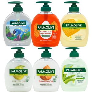 Palmolive - Handzeep - Voordeelverpakking - 6-pack - 6 verschillende geuren - 6X300ml