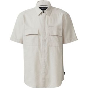 Shirt - Regular Fit - Katoen-Linnenmix - Korte Mouwen