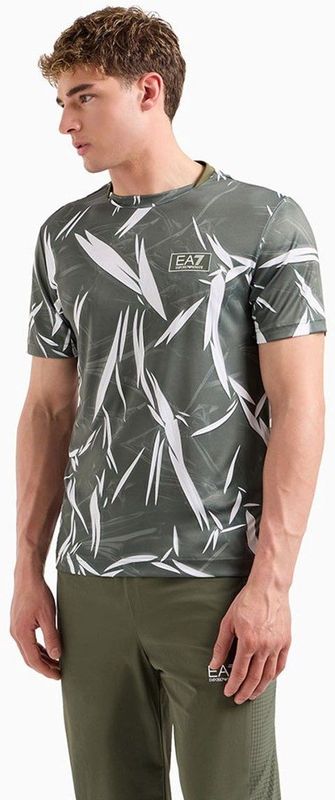 Ea7 Emporio Armani 6dpt17-pjpcz T-shirt Met Korte Mouwen Groen S Man