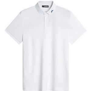 J.lindeberg Kv Print Korte Mouw Poloshirt Wit S Man