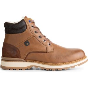 Travelin' Sorby - Heren veterschoenen - 100% leer - Lace-up boots - Cognac