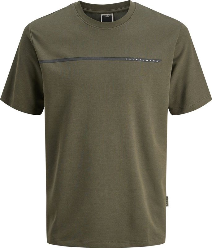 JACK & JONES Jcofusion Full Branding Tee Ss Crew Noos, grape leaf, S
