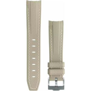 MoonSwatch horlogebandje - Crème Tailor Fit - Rubber Watch Strap