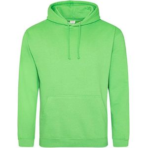 AWDis Just Hoods / Lime Green College Hoodie size M