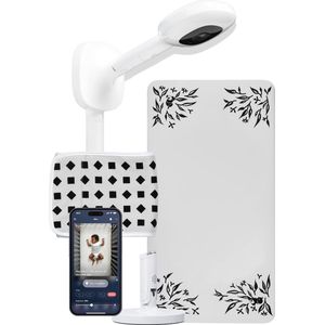 Complete Baby Monitor Systeem met 1080p Camera, Verstelbare Multi-Stand en Ademhaling Draagband - Volg Slaap en Groei van je Baby