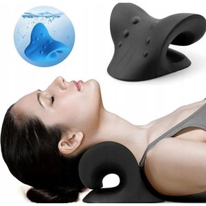 Nekkussen Zwart - Massage & Ontspanning voor Rug en Nek