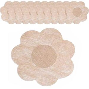 Fako Bijoux® - Tepelstickers - Tepelbedekker - Tepelplakkers - Tepel Stickers - Nipple Covers - Tepel BH - Bloem - 5 Paar - 10 Stuks