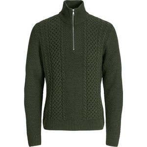 Jack & Jones - JJPAUL KNIT HALF ZIP - Schipperstrui - Duffel bag - Lange Mouwen