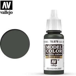 Vallejo 70979 Model Color German Camouflage Dark Green - Acryl Verf flesje