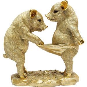 Kare Design - Sculptuur - Deco Beeld Pig Party