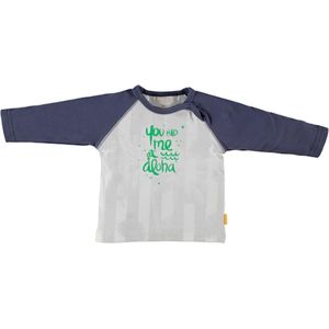BESS Jongens shirt jongen wit blauw groen - Maat 50