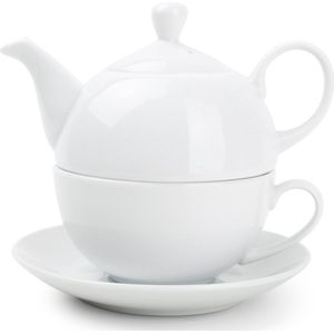 BonBistro Tea for one Theepot Sam - Wit - 450 ml