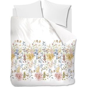 Ariadne at Home Flowerfields dekbedovertrek - Tweepersoons - 200x200/220 - Wit