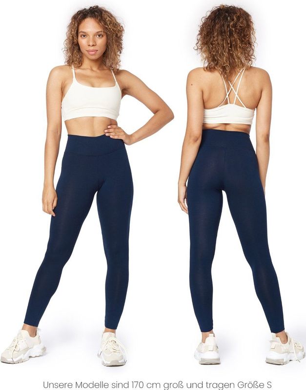 Bellivalini - BLV50-289 - Sportleggings - Marineblauw - High Waist Comfort - Viscose