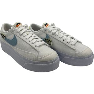 W Nike - blazer low Platform SE NN - Wit/Blauw - Maat 41