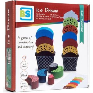 BS Toys IJs Creaties Hout - Balans en Stapelspel | Geschikt voor Kinderen en Volwassenen | Vanaf 4 jaar | 1-2 spelers