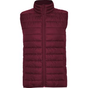 Donker Rode gewatteerde Dames bodywarmer met polyester dons model Oslo merk Roly maat L