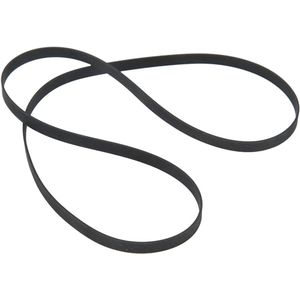 Vervangende zwarte rubberen banden voor platenspeler met een lengte van 49 cm, voor een soepele en stille werking van je draaitafel