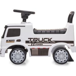 Jamara 460657 Push-Car Mercedes-Benz Antos white – duw auto – truck – wit – voor kinderen vanaf 12 maande