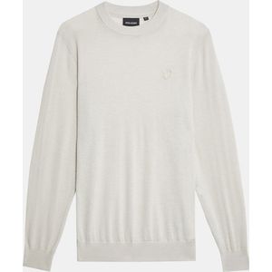 Lyle & Scott Tonal Eagle Merino Crew Neck Jumper
