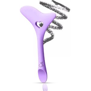 Sorelia® Eyeliner Tool - Oogpotlood Hulpmiddel & Siliconen Stencils - Mascara Applicator Make-up Beauty Tool - Paars