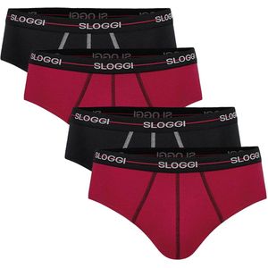 SLOGGI Slip  wijnrood / zwart / wit