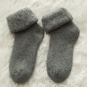 Huissokken - Verdikte en Met Fleece Gevoerde Sneeuwsokken - Warm en Comfortabel - U-vormige Hiel - Ronde Omslag - Elastische Boord