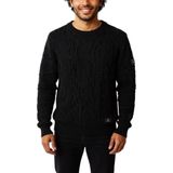 Carlo Colucci - Gebreide Trui - Zwart - Katoen/Acryl