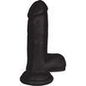 Curve Toys Dildo met Ballen - 15 cm black