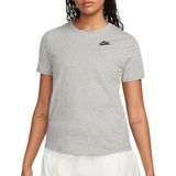 Nike Sportswear Club Essentials T-Shirt - Dames - Maat S - Grijs