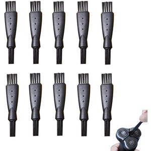 TRANKIELO® - Set van 10 scheerborstels - Duurzaam nylon met PP-handgreep - Dubbelzijdig en pluisvrij