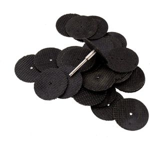 Hars snijden schijven - 32 mm - 30 stks - Glasvezel gesneden wielen - Roterende slijpen - Schurende gereedschappen .