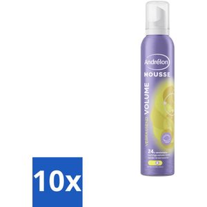 Andrélon - Verrassend Volume - Mousse - 200 ml - Bulkverpakking - 10 stuks