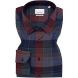 Eterna - MODERN FIT - Overhemd - Navy - NON IRON (strijkvrij)