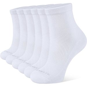 Dames Sport Sokken - Korte Sneaker Sokken van Katoen met Ademend Mesh - 6 Pairs