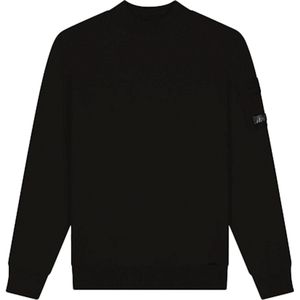 Malelions Knitted Pocket Mockneck - Black XS