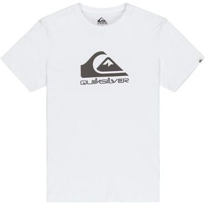 Quiksilver Ev Comp Logo T-shirt Met Korte Mouwen Wit 14 Years Jongens