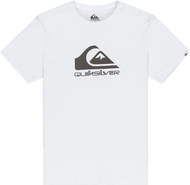 Quiksilver Ev Comp Logo T-shirt Met Korte Mouwen Wit 14 Years Jongens
