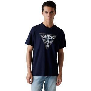 Guess - Guetriangle - T-shirt - Katoen - Met Korte Mouwen