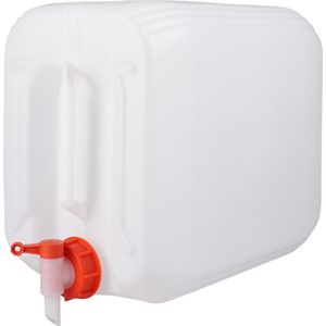 Jerrycan - 30 Liter - Naturel - Inclusief Dopkraan en Schroefdop