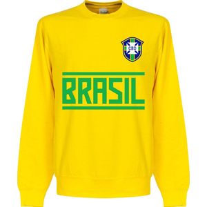 Brazil Team Sweater - Geel - Kinderen - 104