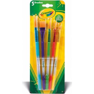 Crayola - Hobbypenseel - 5 Penselen - Voor Kinderen