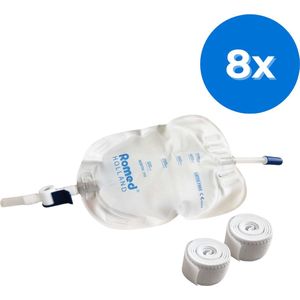 Romed urinebeenzakken soft 500ml 80 stuks - Set van 8 doosjes Romed