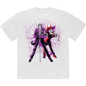 DC Comics Batman - Joker - Harley & Joker Haha Heren T-shirt - M - Wit