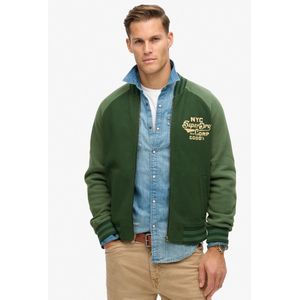 Superdry - Jersey college bomberjack met afbeeldingen - Heren - Hoodies